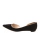 Christian Louboutin Suede D'Orsay Flats