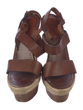 Christian Louboutin Leather Slingback Sandals