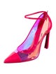 Christian Louboutin Spike Accents Patent Leather Pumps