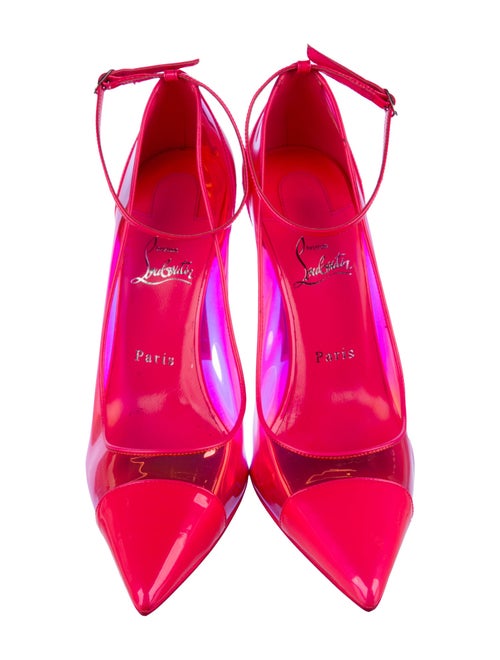 Christian Louboutin Spike Accents Patent Leather Pumps