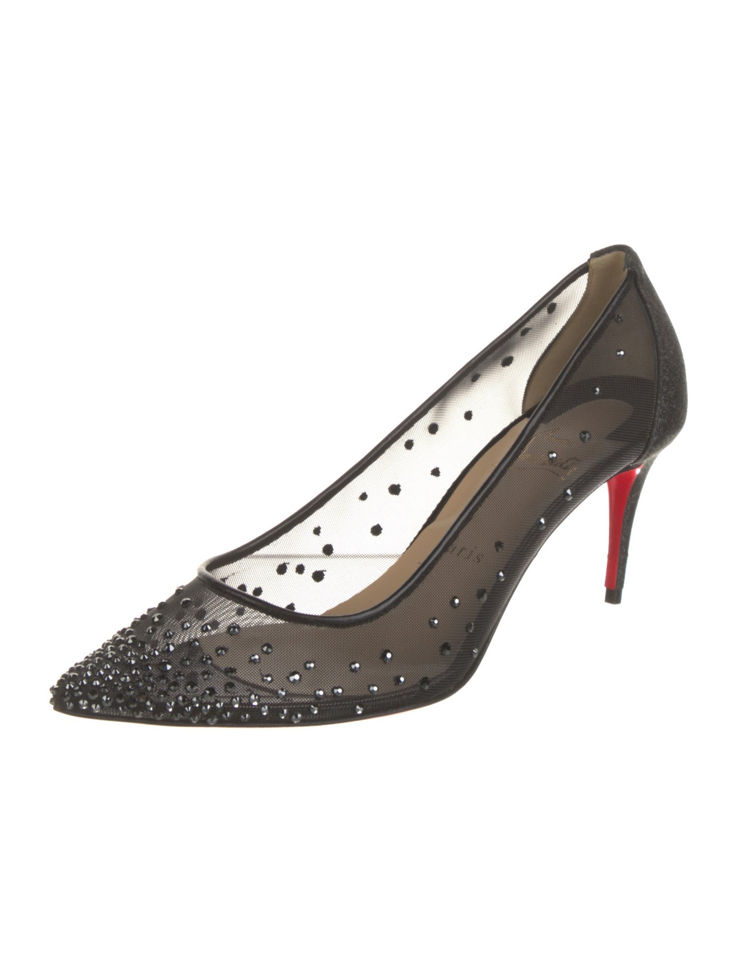 Christian Louboutin Mesh Mesh Accents Pumps