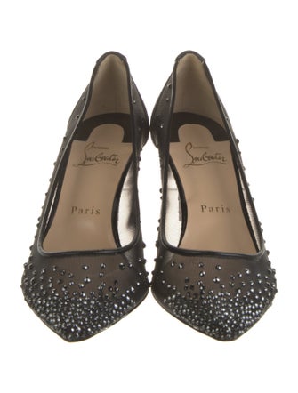 Christian Louboutin Mesh Mesh Accents Pumps