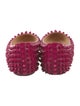 Christian Louboutin Spike Accents Patent Leather Flats