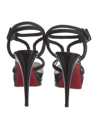 Christian Louboutin PVC T-Strap Sandals