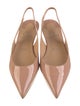 Christian Louboutin Hot Chickita Patent Leather Slingback Flats