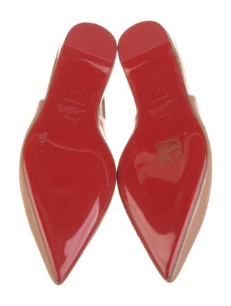 Christian Louboutin Hot Chickita Patent Leather Slingback Flats
