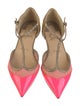 Christian Louboutin Patent Leather Printed D'Orsay Flats