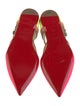 Christian Louboutin Patent Leather Printed D'Orsay Flats