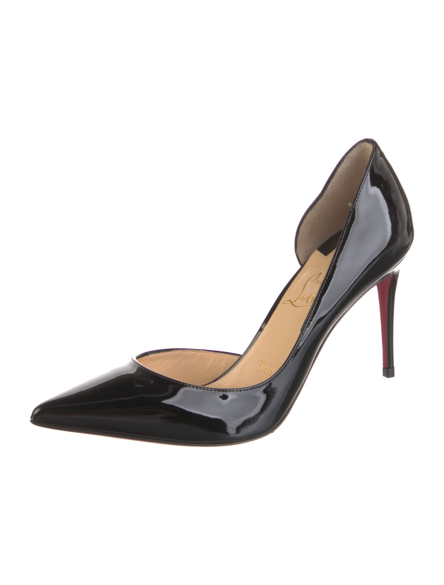 Christian Louboutin Patent Leather D'Orsay Pumps