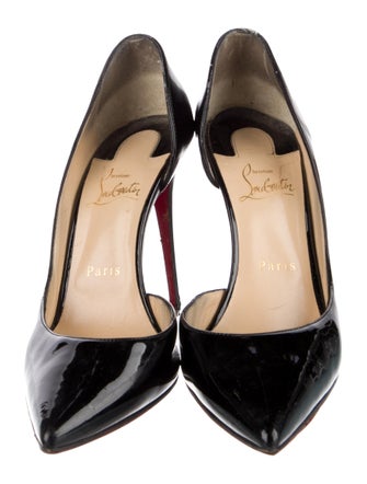 Christian Louboutin Patent Leather D'Orsay Pumps