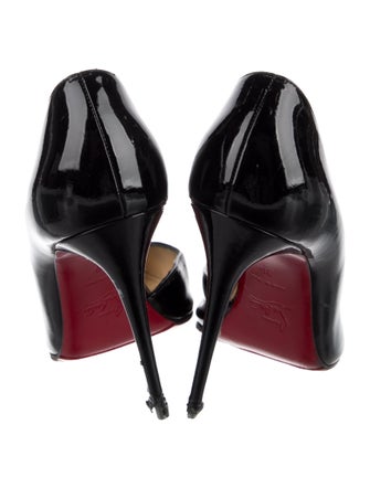 Christian Louboutin Patent Leather D'Orsay Pumps