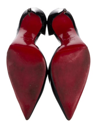 Christian Louboutin Patent Leather D'Orsay Pumps