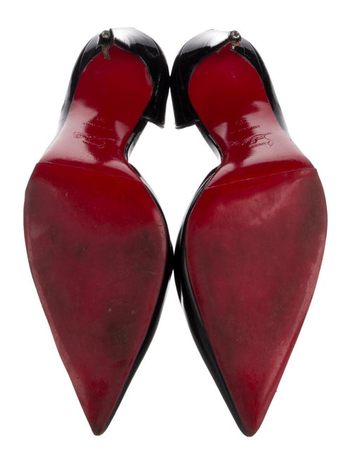 Christian Louboutin Patent Leather D'Orsay Pumps