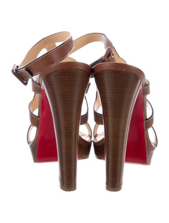 Christian Louboutin Leather Gladiator Sandals
