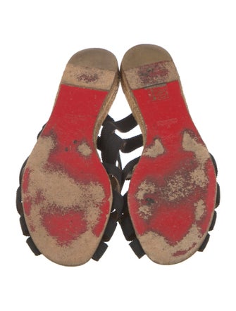 Christian Louboutin Bow Accents Espadrilles