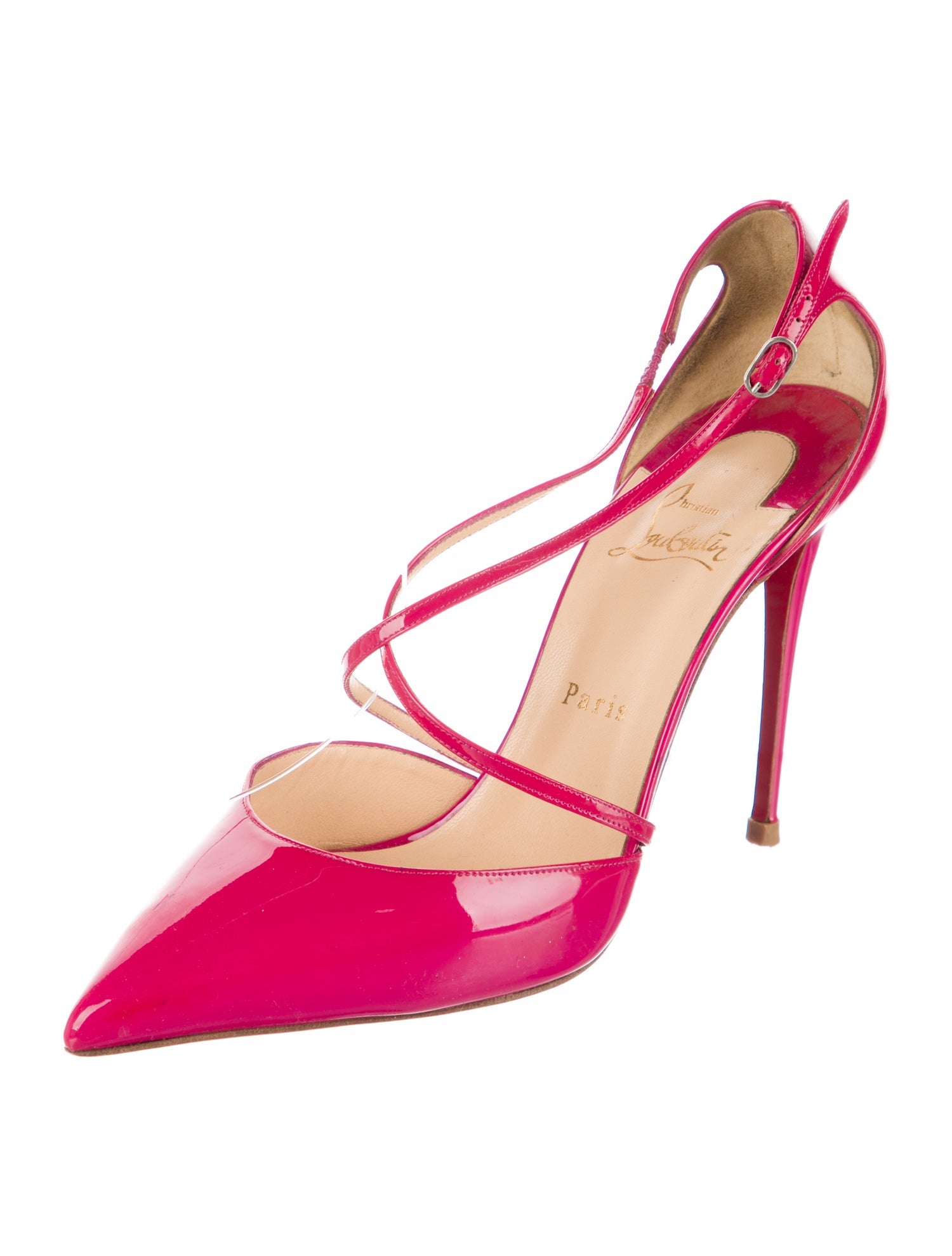 Christian Louboutin Patent Leather D'Orsay Pumps