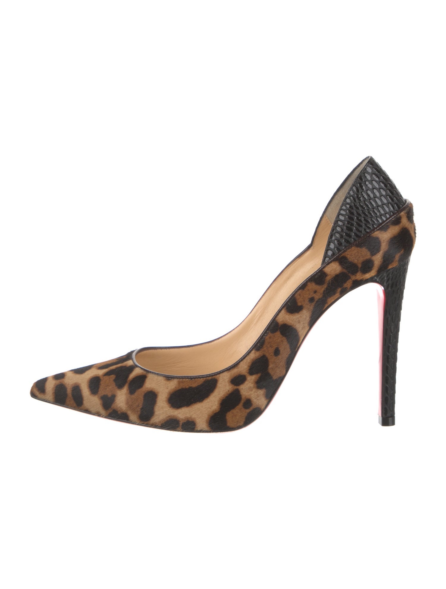 Christian Louboutin Ponyhair Animal Print Pumps