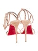 Christian Louboutin Spike Accents Suede Sandals