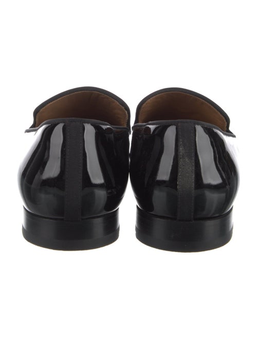 Christian Louboutin Patent Leather Tassel Accents Loafers