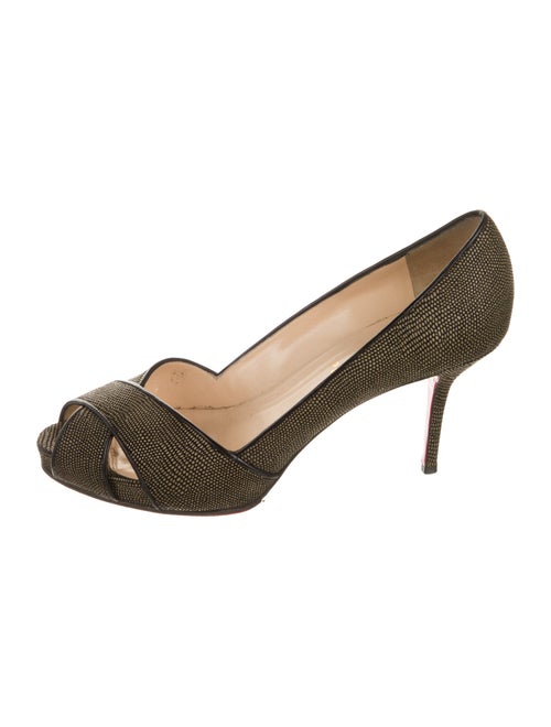 Christian Louboutin Polka Dot Print Pumps