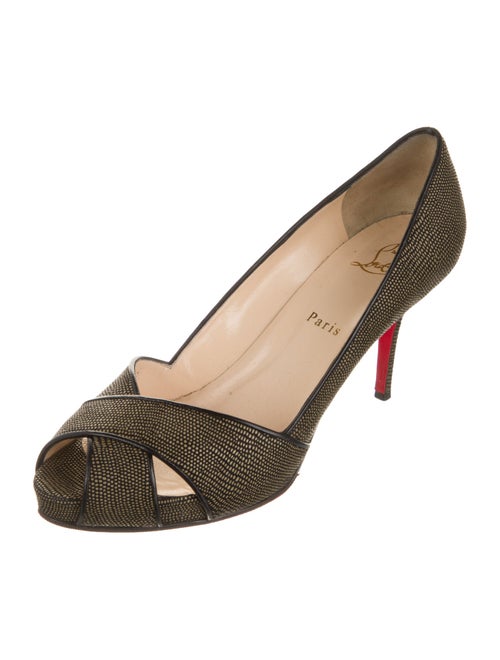 Christian Louboutin Polka Dot Print Pumps