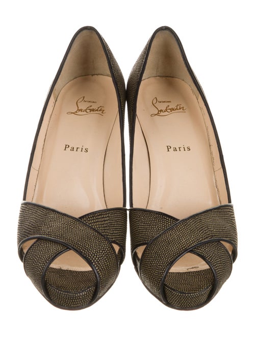 Christian Louboutin Polka Dot Print Pumps