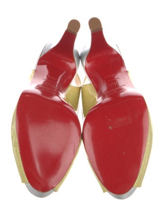 Christian Louboutin Leather Slingback Pumps