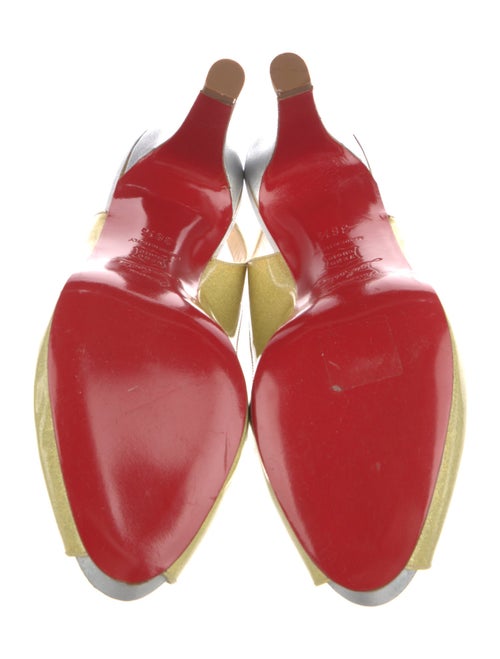 Christian Louboutin Leather Slingback Pumps