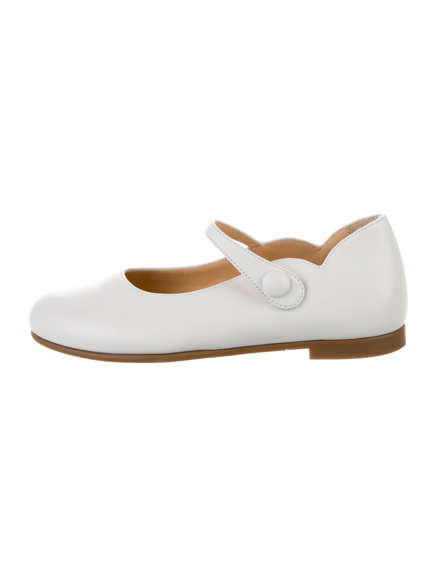 Christian Louboutin Girls' Leather Ballet Flats
