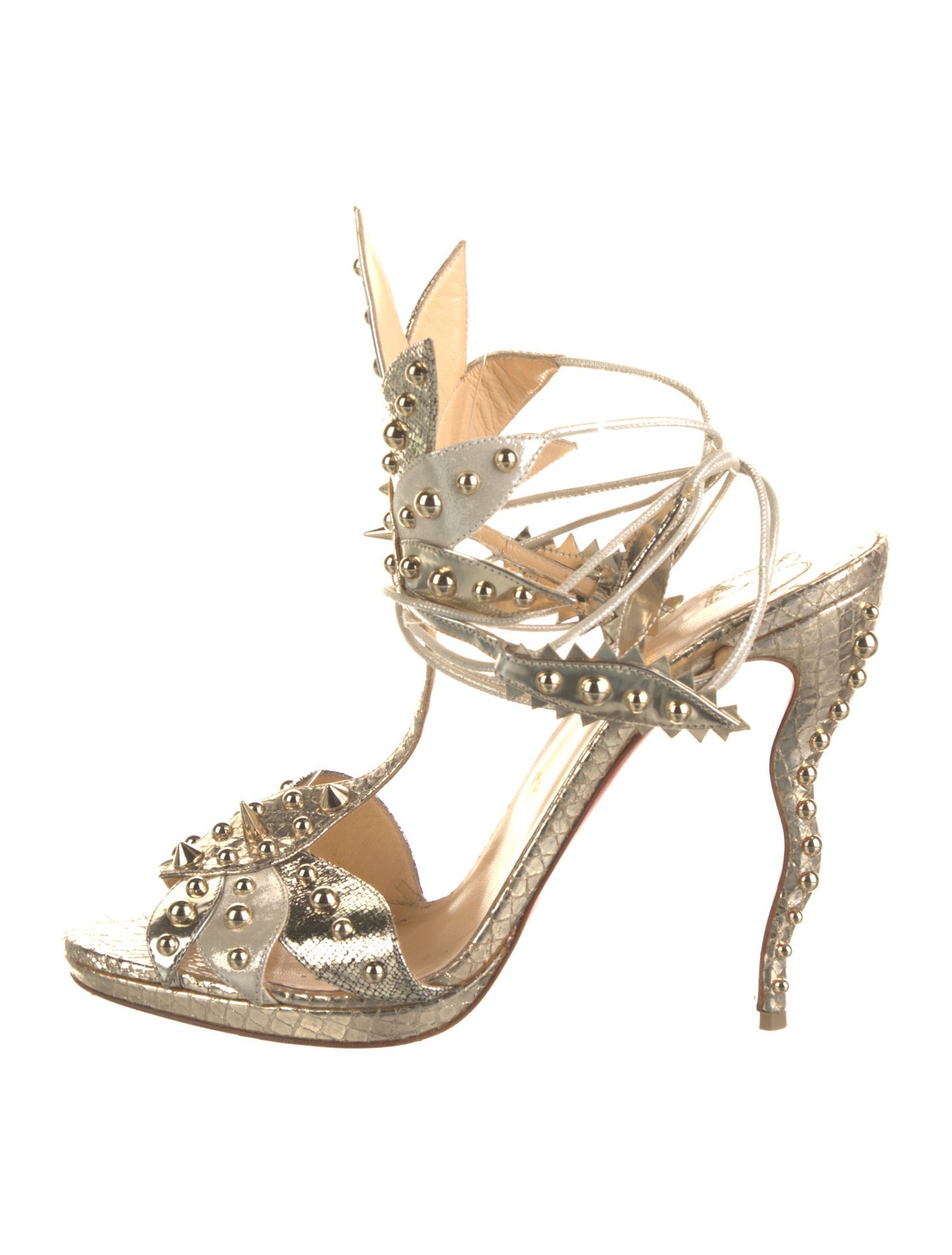 Christian Louboutin Leather T-Strap Pumps