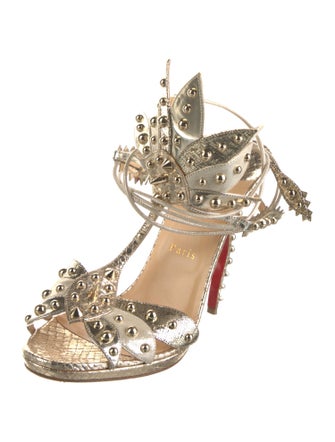 Christian Louboutin Leather T-Strap Pumps