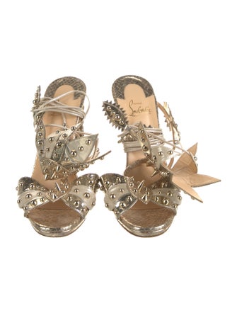 Christian Louboutin Leather T-Strap Pumps