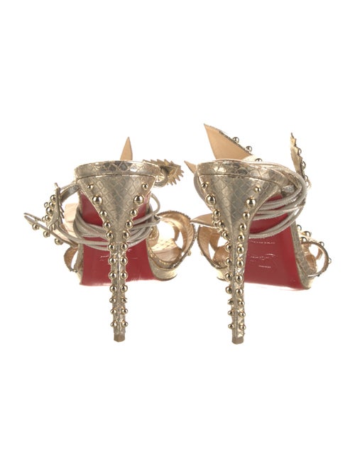 Christian Louboutin Leather T-Strap Pumps