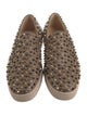 Christian Louboutin Spike Accents Leather Sneakers