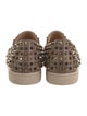 Christian Louboutin Spike Accents Leather Sneakers