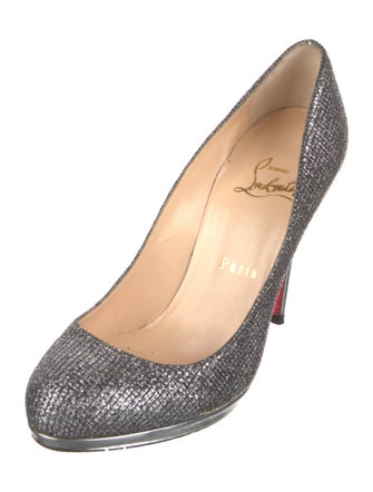 Christian Louboutin Glitter Glitter Accents Pumps