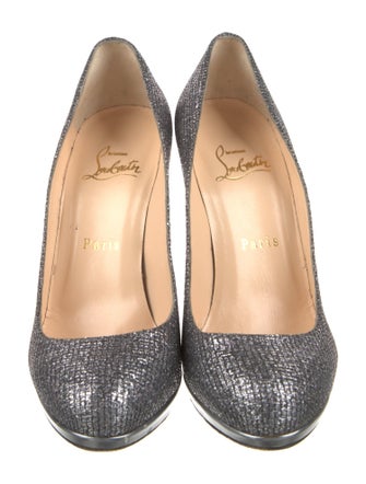 Christian Louboutin Glitter Glitter Accents Pumps