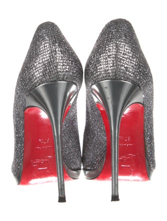 Christian Louboutin Glitter Glitter Accents Pumps