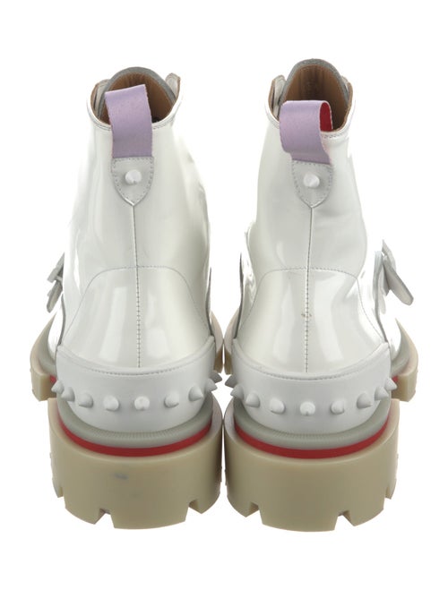 Christian Louboutin Leather Lace-Up Boots