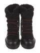 Christian Louboutin Leather Lace-Up Boots