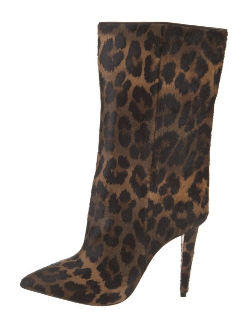 Christian Louboutin Ponyhair Animal Print Boots