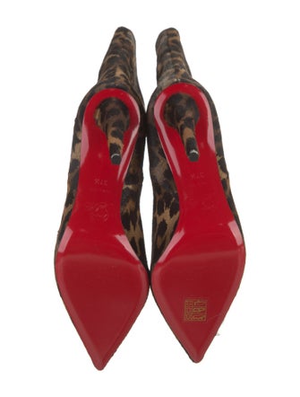 Christian Louboutin Ponyhair Animal Print Boots
