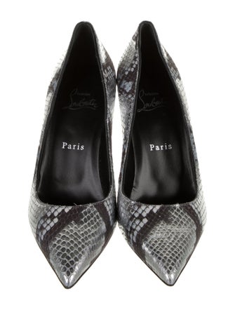 Christian Louboutin Snakeskin Animal Print Pumps