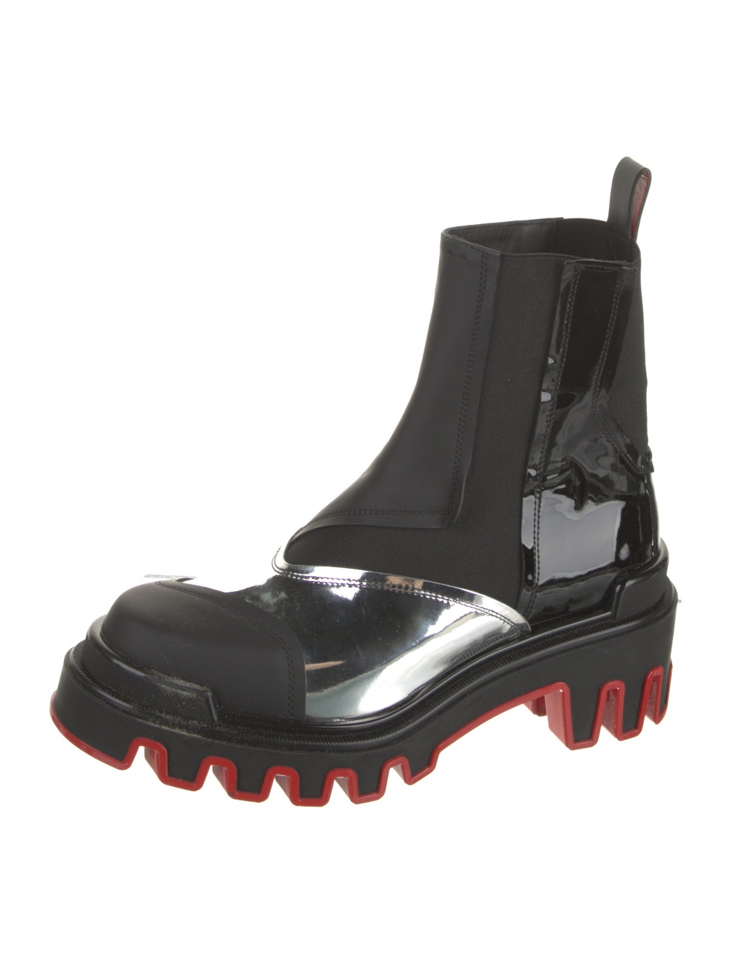 Christian Louboutin x MARVEL Leather Chelsea Boots