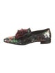 Christian Louboutin Embossed Leather Printed Dress Loafers