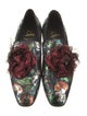 Christian Louboutin Embossed Leather Printed Dress Loafers