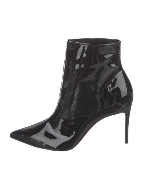Christian Louboutin Patent Leather Sock Boots