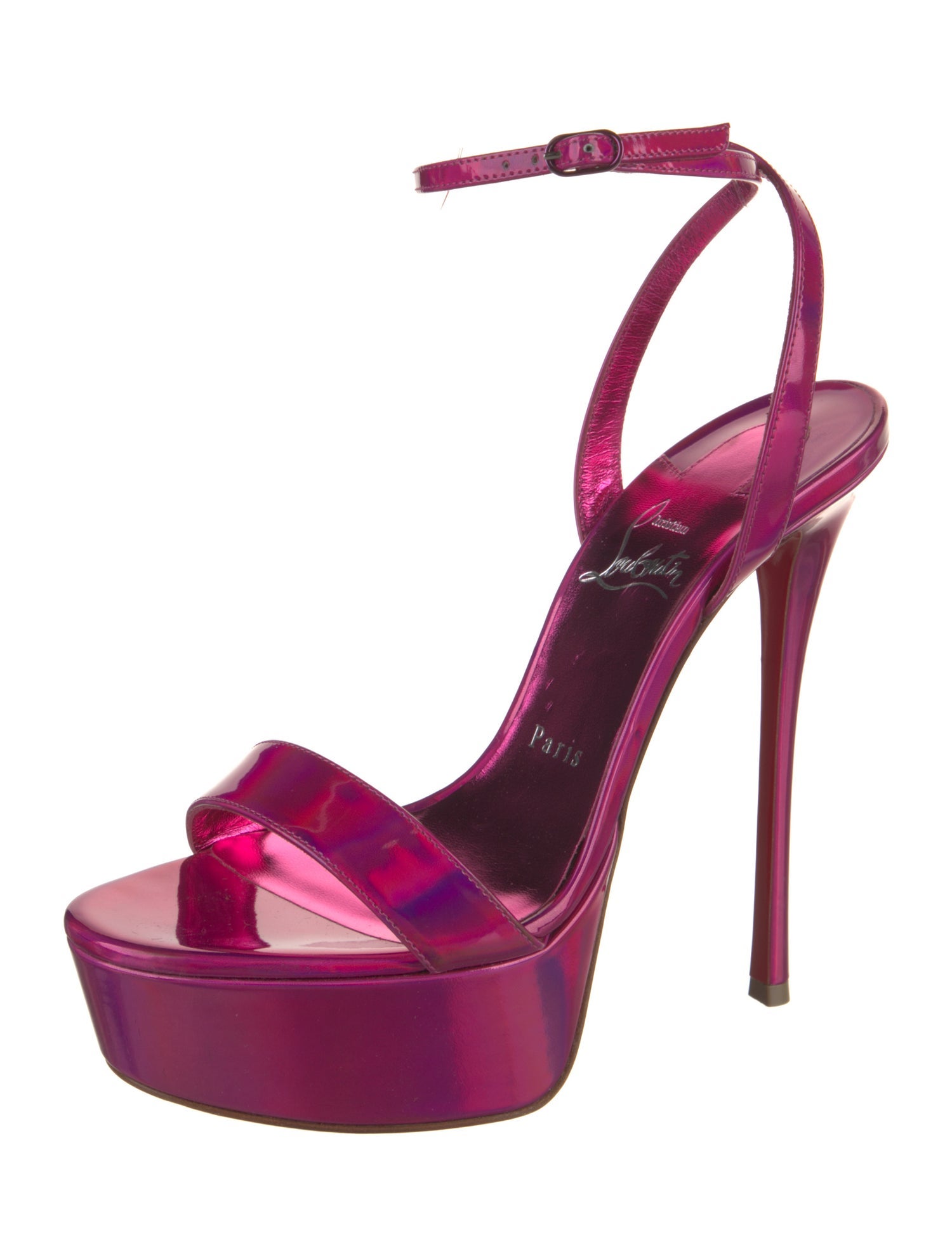 Christian Louboutin Patent Leather Sandals