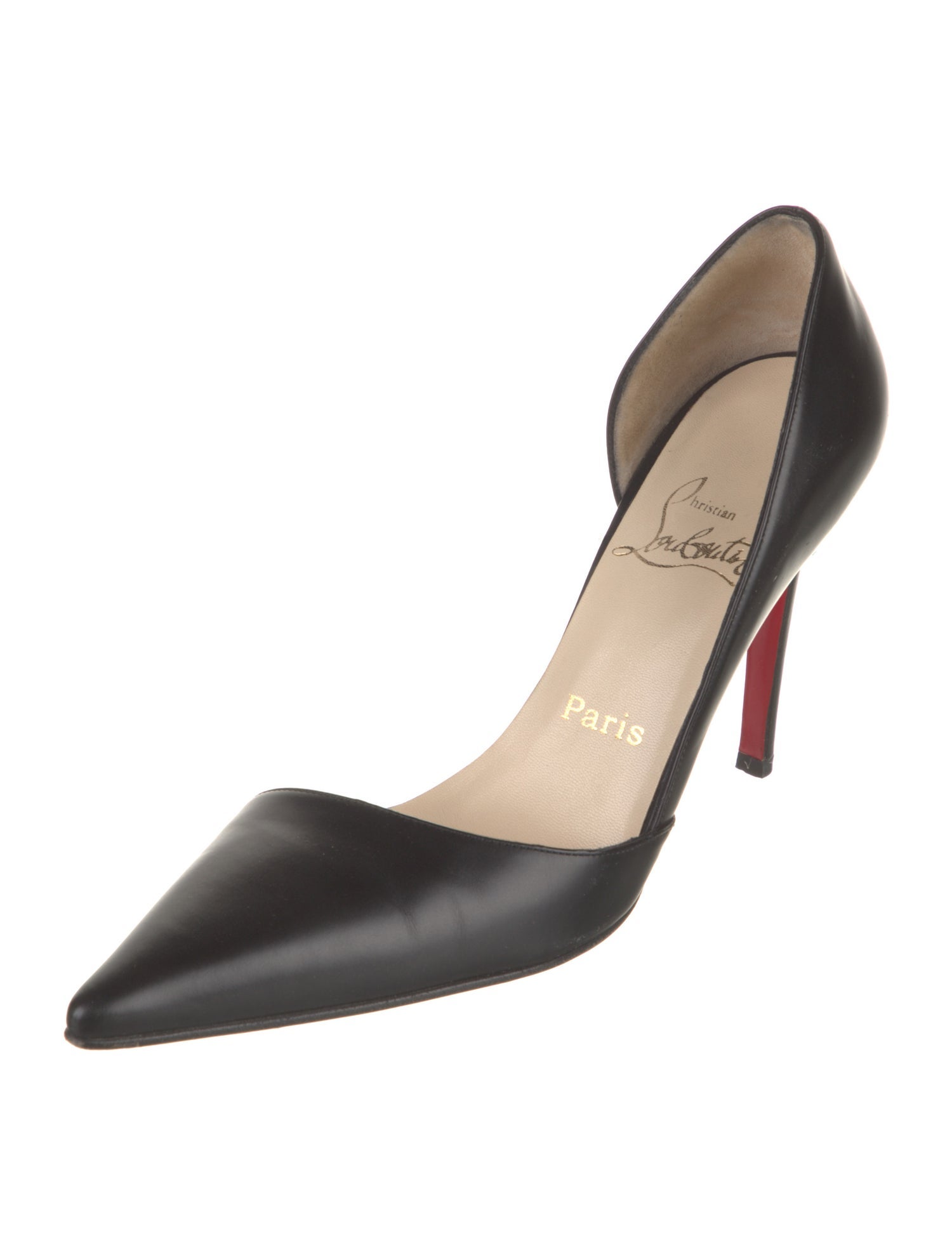 Christian Louboutin Leather D'Orsay Pumps