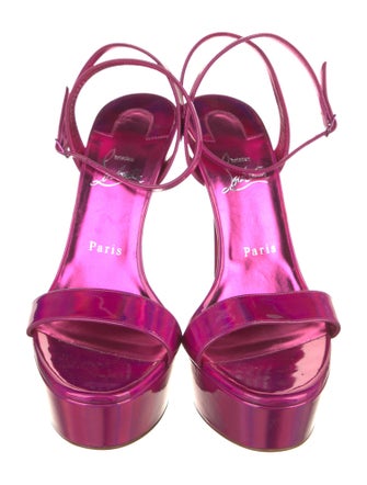 Christian Louboutin Patent Leather Sandals